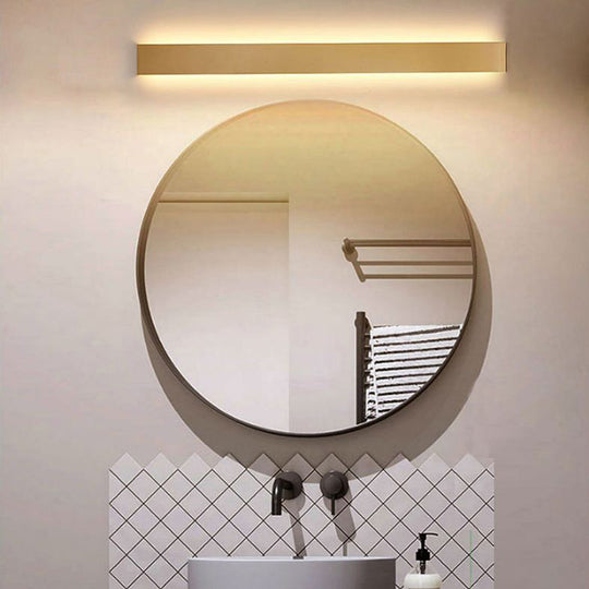 StripGleam | Moderne rechteckige Wandleuchte Gold Decorique.de