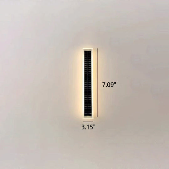 StripGlow | Moderne Solar-Wandleuchte mit LED-Licht Decorique.de