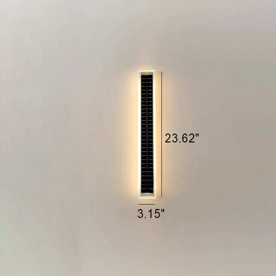 StripGlow | Moderne Solar-Wandleuchte mit LED-Licht Decorique.de