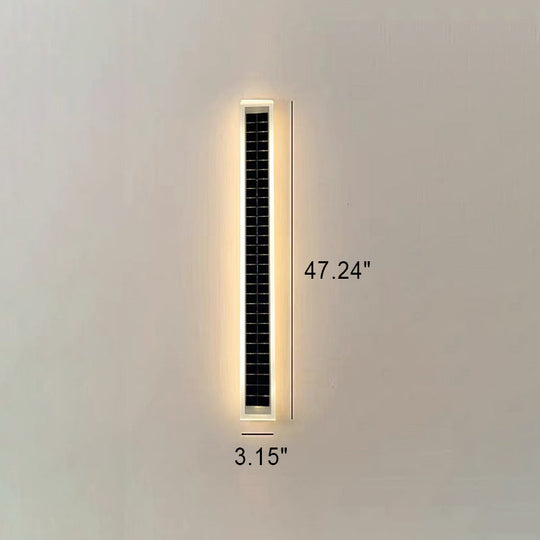 StripGlow | Moderne Solar-Wandleuchte mit LED-Licht Decorique.de