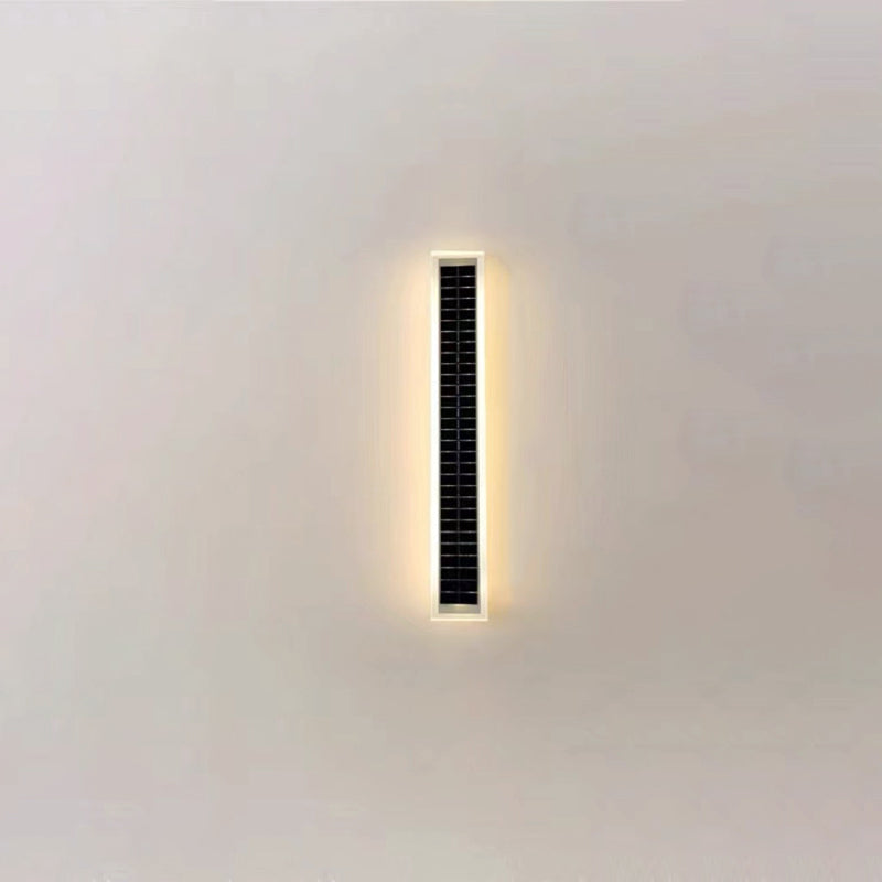 StripGlow | Moderne Solar-Wandleuchte mit LED-Licht 18cm Warmes Licht (3000K) Decorique.de