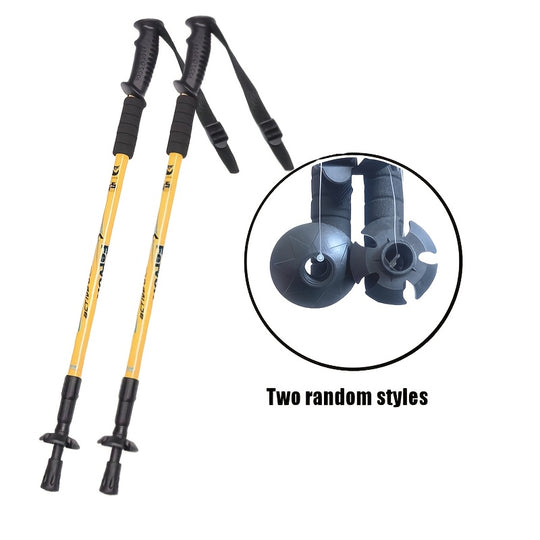 SummitPro | Trekkingstöcke – Ergonomischer Griff & Teleskop-Verstellung Gelb 2 Stück Decorique.de