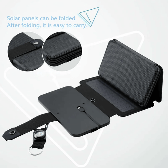 SunFold | Faltbares Solarpanel – Direktes Laden für Outdoor-Geräte Decorique.de