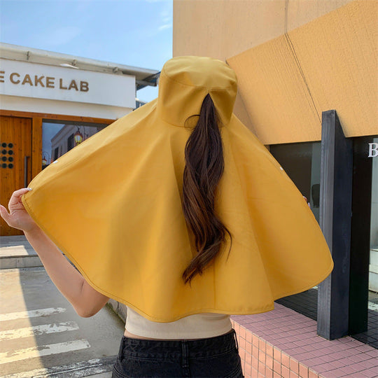 SunGrace | Eleganter Sonnenhut mit breiter Krempe für Frauen Gelb Decorique.de