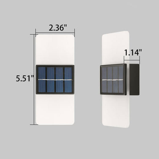 SunHalo | Kompakte Solar-Außenwandleuchte aus Acryl Decorique.de