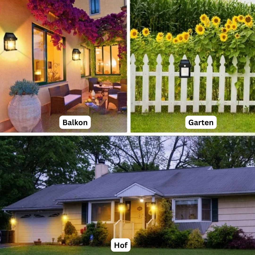 SunLume | Moderne & Luxuriöse Solar-Wandleuchte Decorique.de