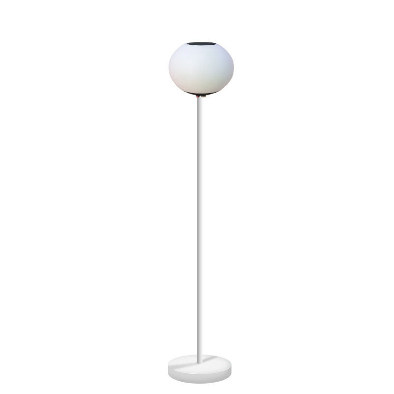SunStalk | Elegante PE-Stehlampe für Garten & Rasen Weiß Solar Decorique.de
