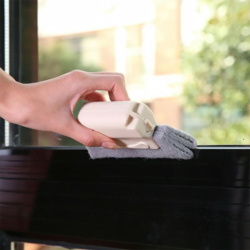 SwiftBrush | Effiziente Fenster- & Rillenreinigungsbürste Grau Decorique.de