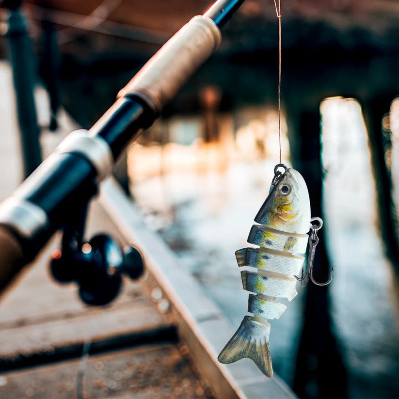 SwimBaitX | Gelenkter Kunstköder mit lebensechter Bewegung Trick-Koi * Braune Flecken Decorique.de