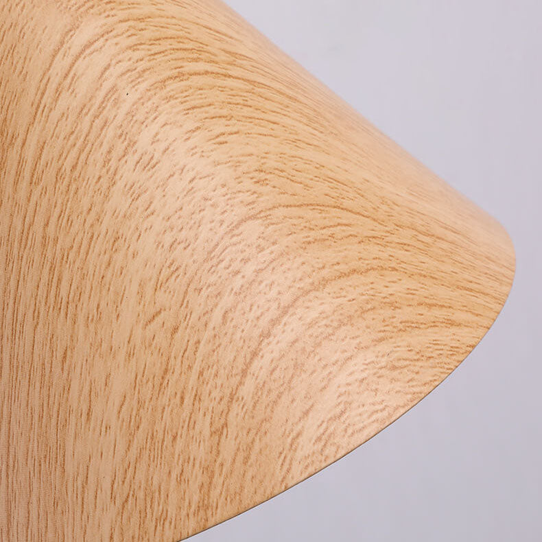 SwingCone | Moderne Wandleuchte mit Schwenkarm und Holzmaserung Decorique.de