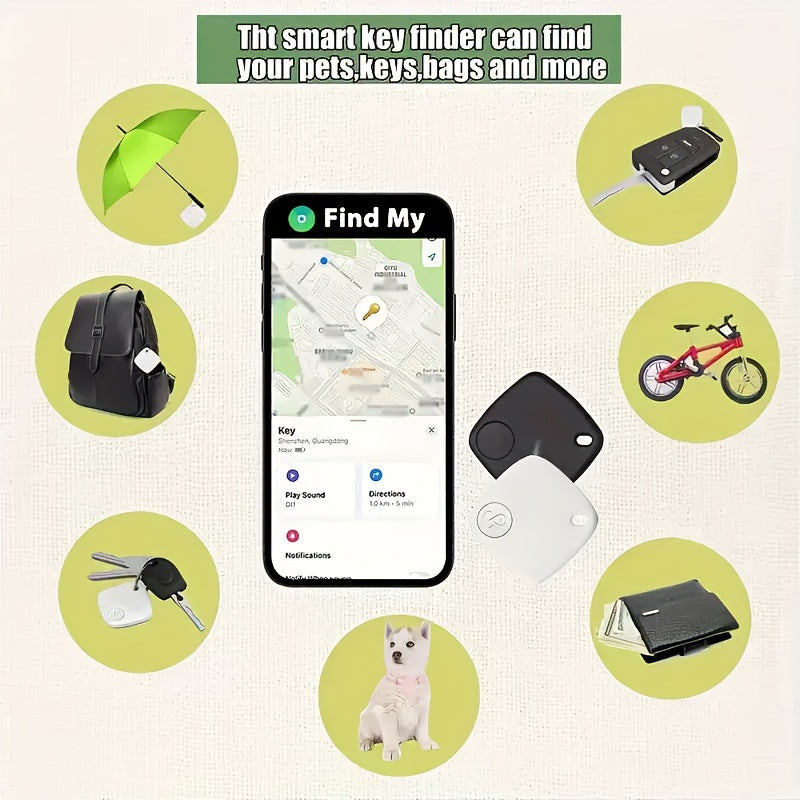 TagMate | Smart Anti-Verlust-Schlüsselanhänger - Echtzeit-GPS-Ortung Decorique.de