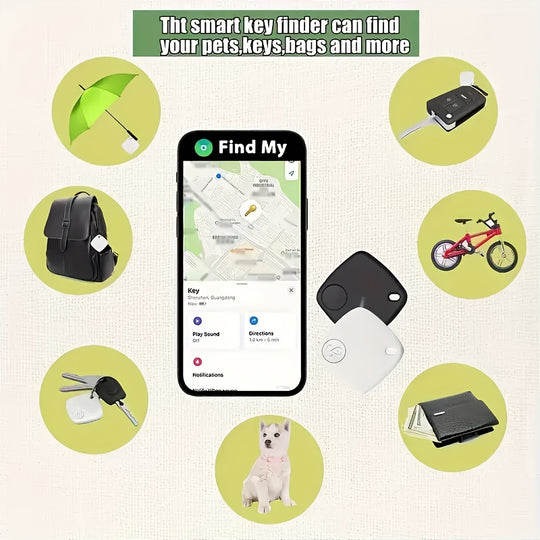 TagMate | Smart Anti-Verlust-Schlüsselanhänger - Echtzeit-GPS-Ortung Decorique.de