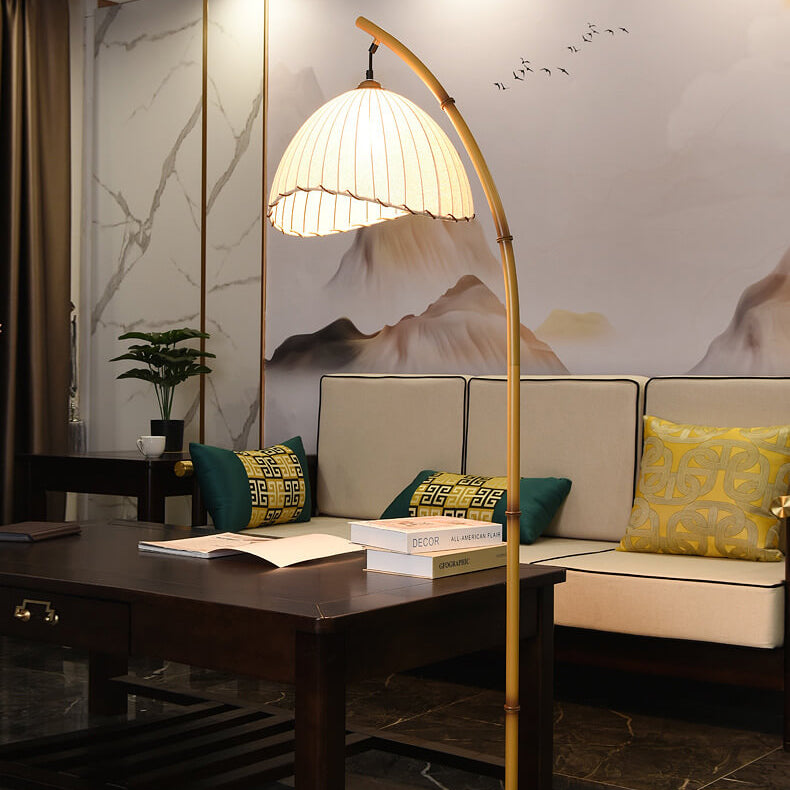 TallGlow | Retro Zen Simulation Bambus Pol 1-Licht Stehlampe Decorique.de