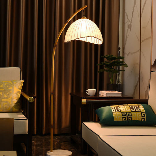 TallGlow | Retro Zen Simulation Bambus Pol 1-Licht Stehlampe Decorique.de