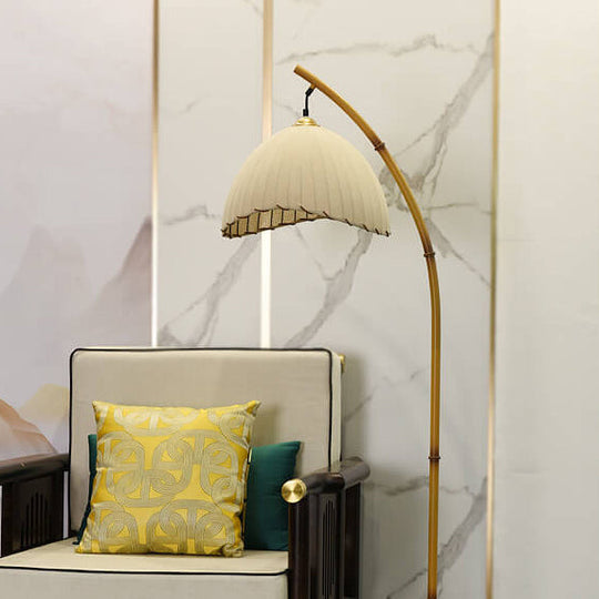 TallGlow | Retro Zen Simulation Bambus Pol 1-Licht Stehlampe Warmes Licht Decorique.de