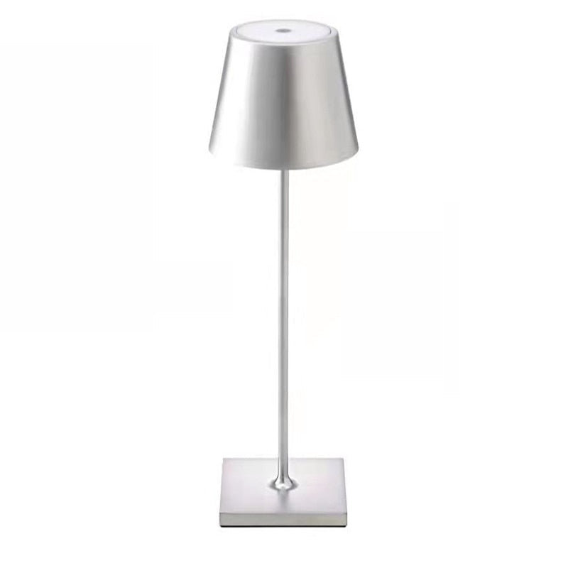 TallLite | Elegante Kabellose Tischlampe Silber Decorique.de