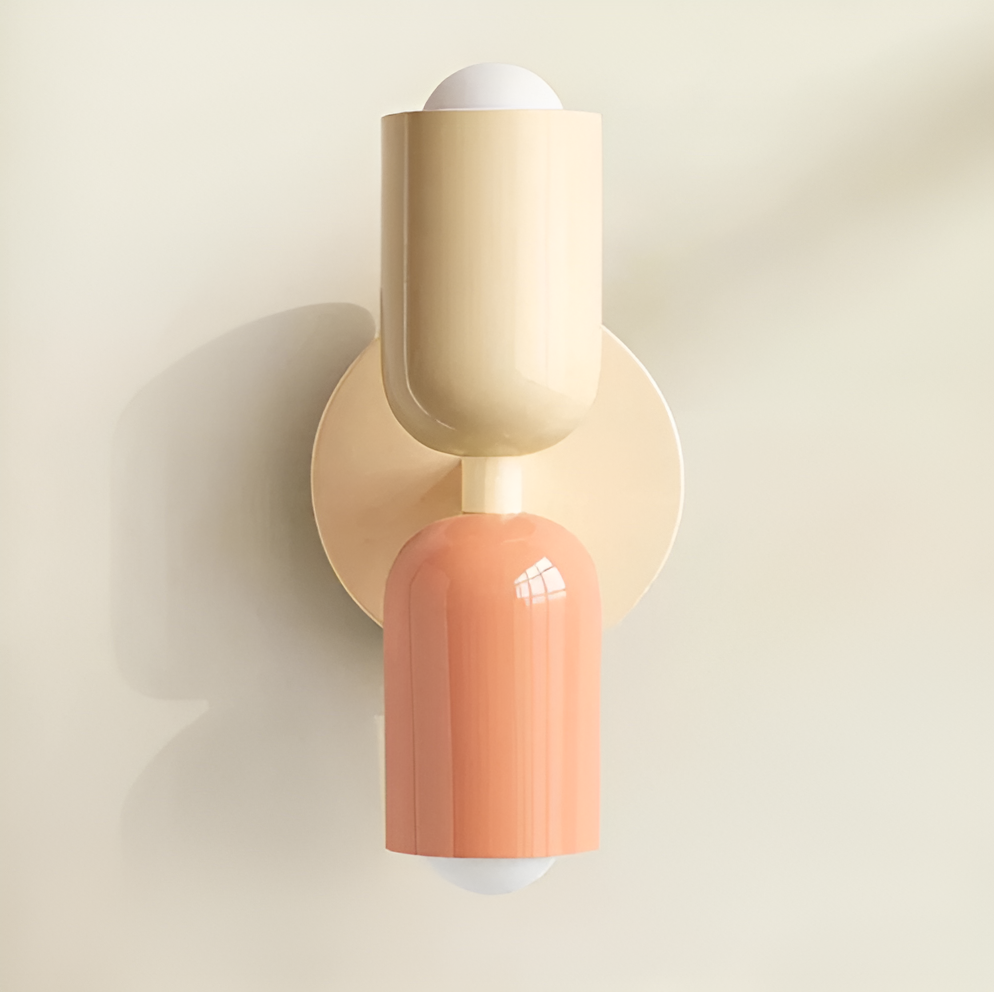 TicTacGlow | Moderne & Elegante Nordische Wandleuchte Beige Laub Beige Decorique.de