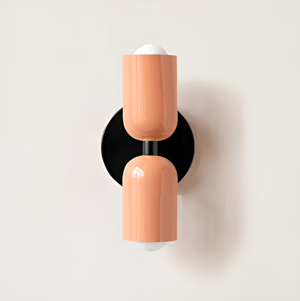 TicTacGlow | Moderne & Elegante Nordische Wandleuchte Laub Laub Schwarz Decorique.de