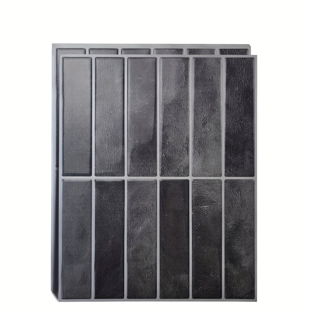 TileLux | 3D Wandfliesen – DIY, zuschneidbar & nahtlos Grau Decorique.de