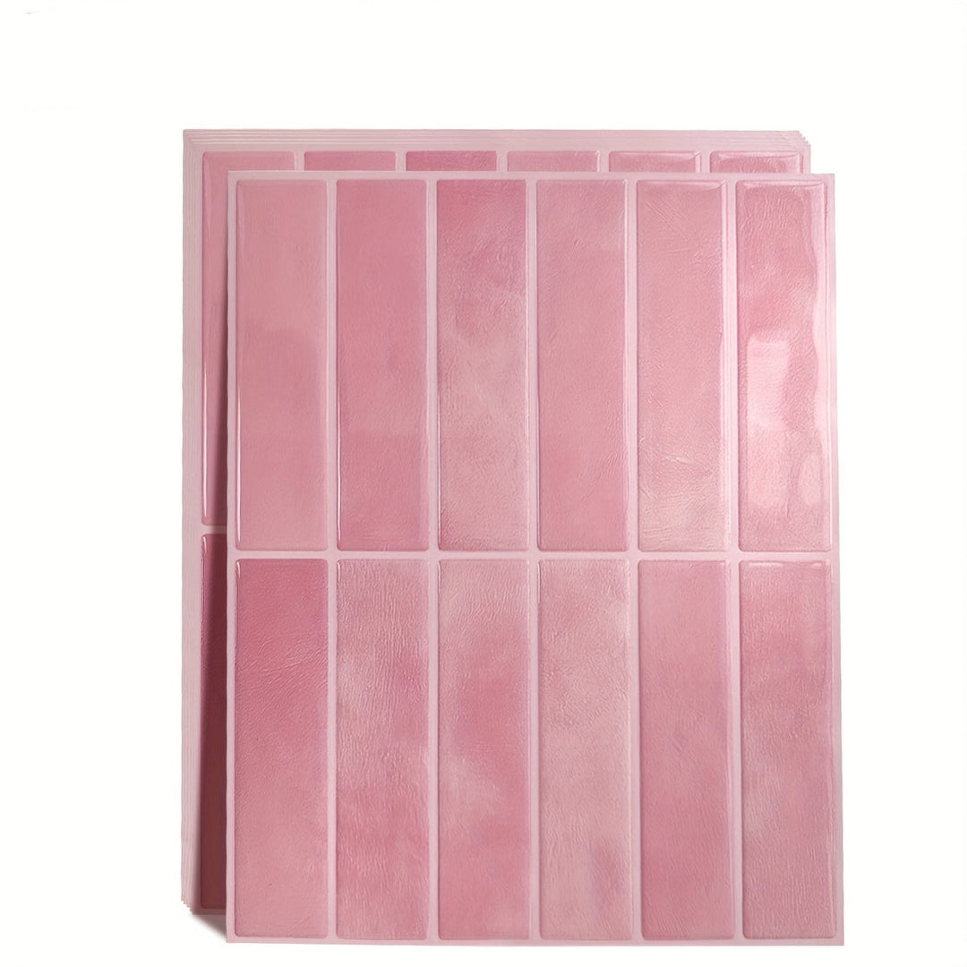 TileLux | 3D Wandfliesen – DIY, zuschneidbar & nahtlos Rosa Decorique.de