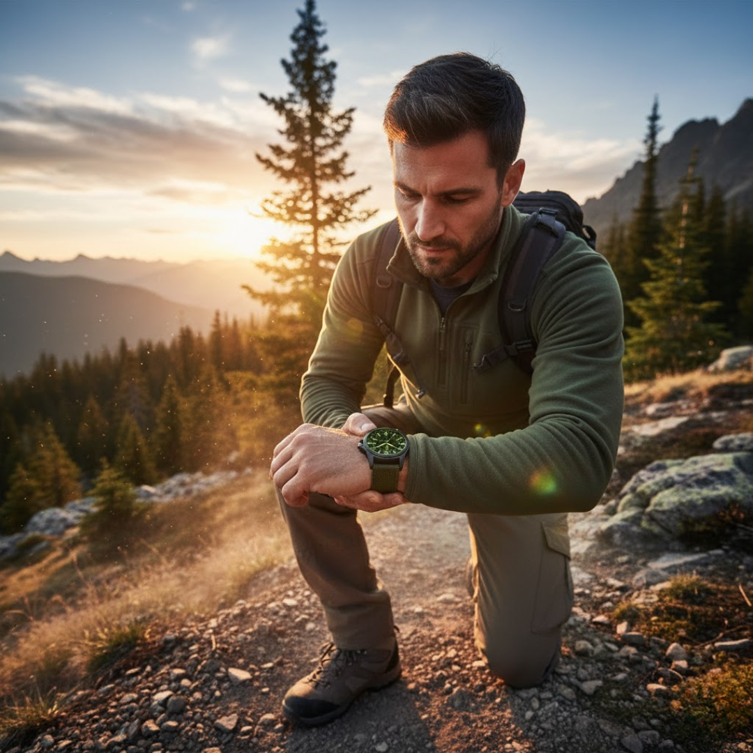 TimeForce | Robuste, vom Militär inspirierte Armbanduhr Decorique.de