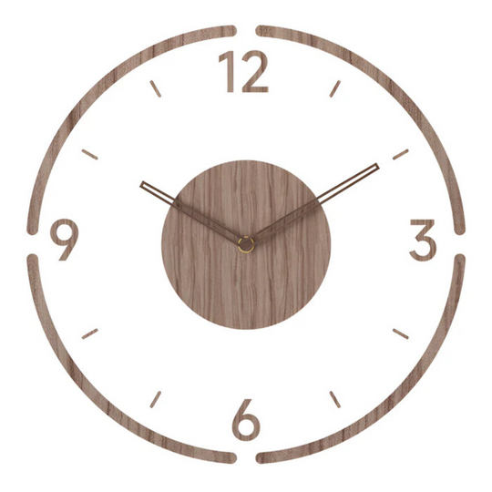 TimeNook | Moderne Wanduhr – Acryl & Holz Design Decorique.de