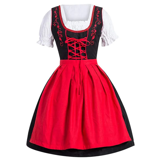TrachtenSchön | Bayerisches Oktoberfest Trachtenkleid Rot Decorique.de