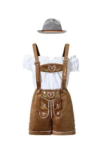 TrachtenShort | Bayerisches Trachten-Set für Oktoberfest Decorique.de