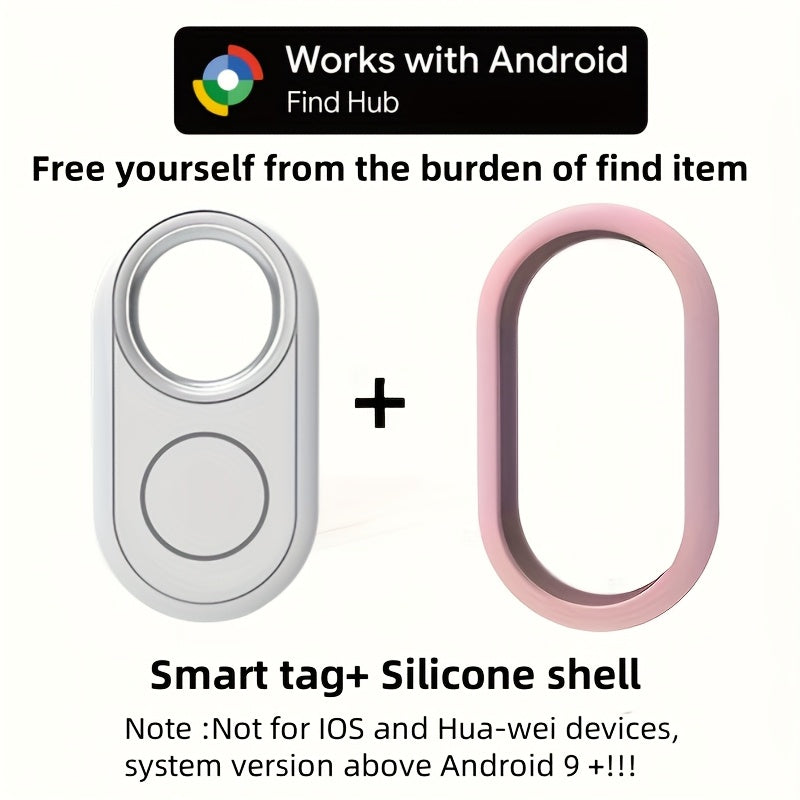 TrackGo | Kompakter Smart Tag – Wertsachen überall sichern Locasync-Google-weiß Decorique.de