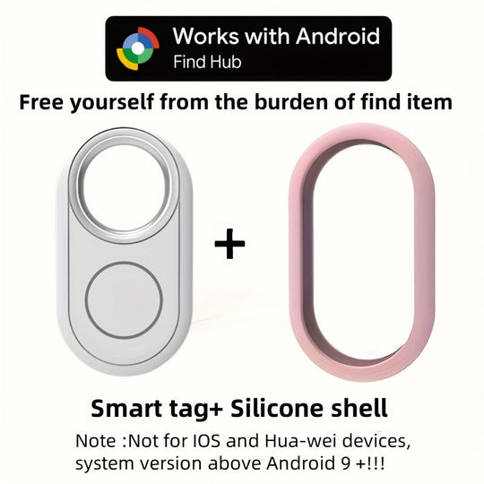 TrackGo | Kompakter Smart Tag – Wertsachen überall sichern Locasync-Google-weiß Decorique.de