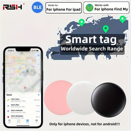 TrackMini | Smart GPS-Tag – MFI-zertifiziert & Apple „Wo ist?“ Decorique.de