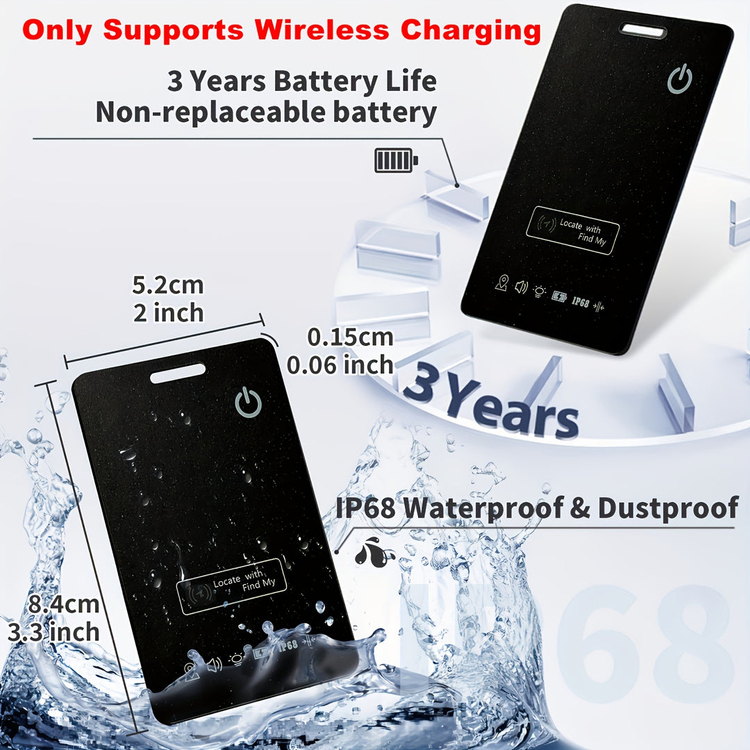 TrackSlim | Wallet-Tracker – Ultra-Dünn & Find My Kompatibel Decorique.de