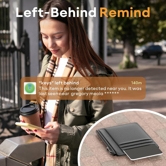 TrackSlim | Wallet-Tracker – Ultra-Dünn & Find My Kompatibel Decorique.de