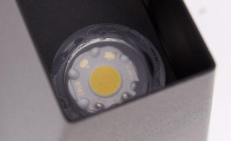 TrapeGlow | Zweiflammige LED-Wandleuchte im Industriedesign Decorique.de