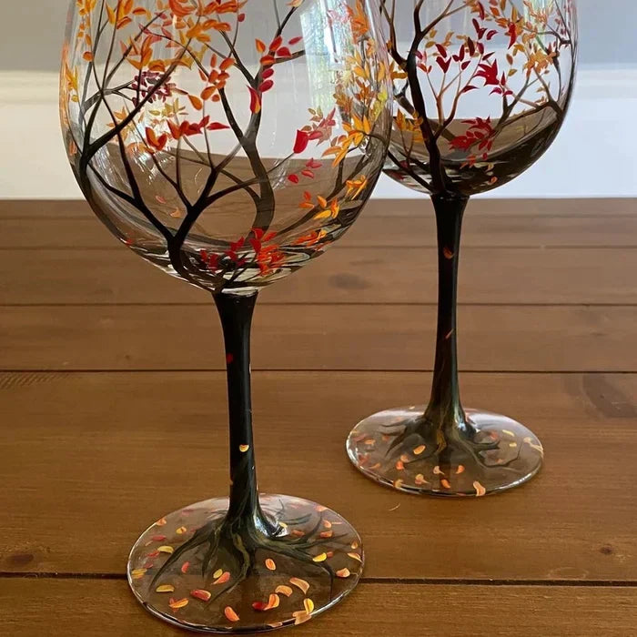 TreeArt | Kunstvolle Baum-Weingläser – Spülmaschinenfest & edel Sommer Glas mit Stiel Decorique.de