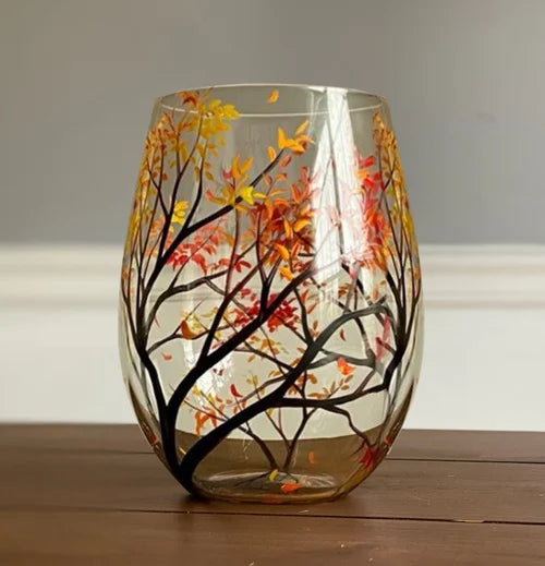 TreeArt | Kunstvolle Baum-Weingläser – Spülmaschinenfest & edel Sommer Glas ohne Stiel Decorique.de