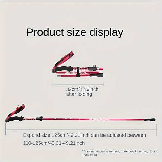 TrekFlex | Teleskop Wanderstöcke 2er-Set – Faltbar & Stabil Decorique.de