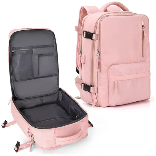 TrekShell | Wasserdichter Reiserucksack für Damen Rosa Decorique.de