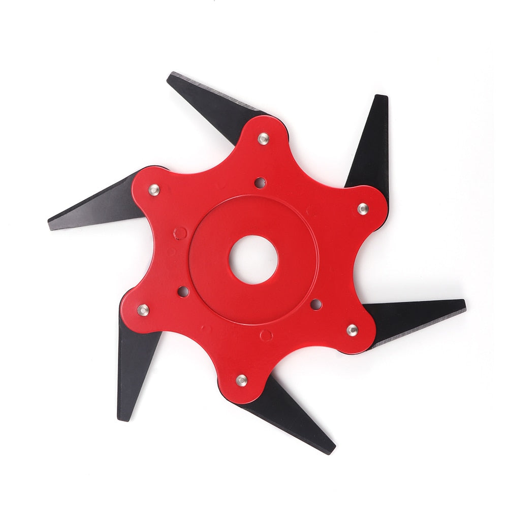 TrimForce | Universeller 6-Klingen Schneidkopf für Rasentrimmer Decorique.de