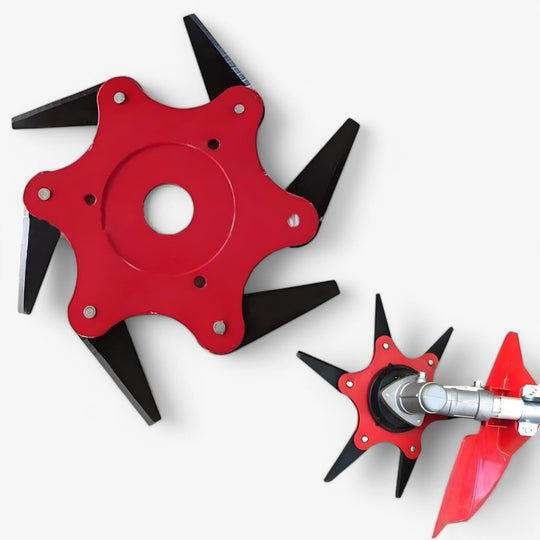 TrimForce | Universeller 6-Klingen Schneidkopf für Rasentrimmer Trimmerkopf ohne Montagesatz Decorique.de