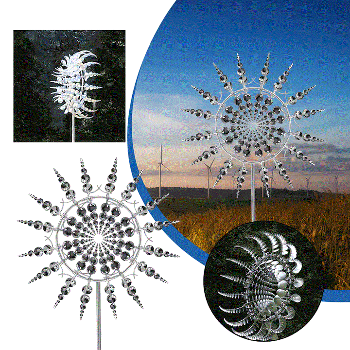 Lene | Einzigartige Magische Metallwindmühle