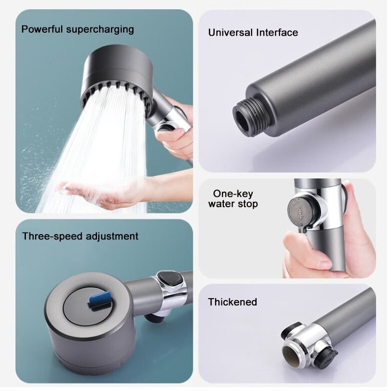 TurboHead | Powerful Showerhead for Maximum Water Pressure Decorique.de
