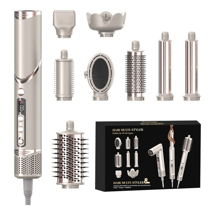 TurboStyle | 8-in-1 Trockengeräte-Set Champagner Gold Decorique.de