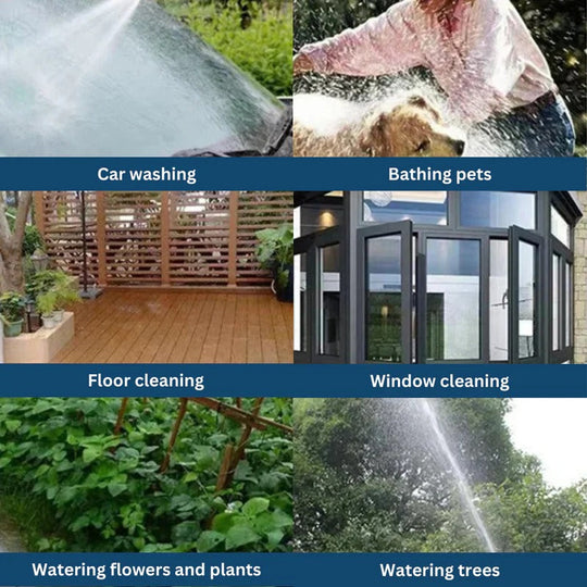 TurboWasher | Hochdruckaufsatz für Gartenschläuche mit 360° Strahl Decorique.de