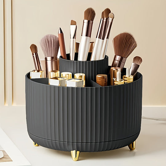 TurnChic | Make-up-Organizer mit rotierendem Design Schwarz Decorique.de