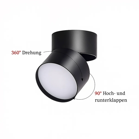 TurnLume | Surface-Deckenlampe – Moderne Drehbare Spot-Beleuchtung Decorique.de