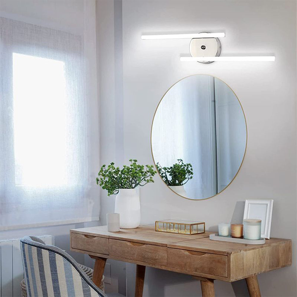 TwilightBar | Elegante Wandleuchte mit zwei Balken Silber Decorique.de