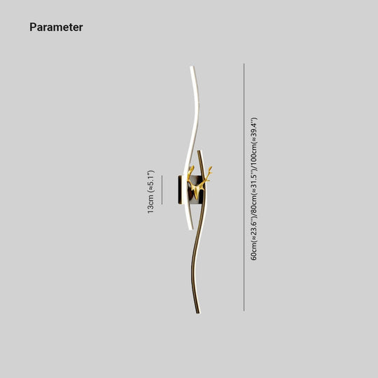 TwilightBranch | Gebogene LED-Wandleuchte Decorique.de