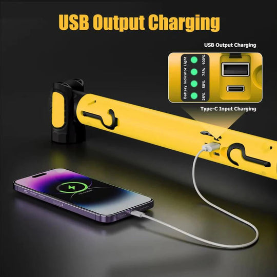 TwinGlow | Wiederaufladbare LED-Arbeitsleuchte mit Magnetbasis Decorique.de