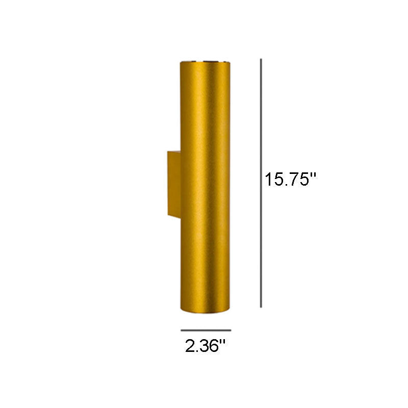 TwinRay | Zylindrische LED-Wandleuchte aus Aluminium Decorique.de